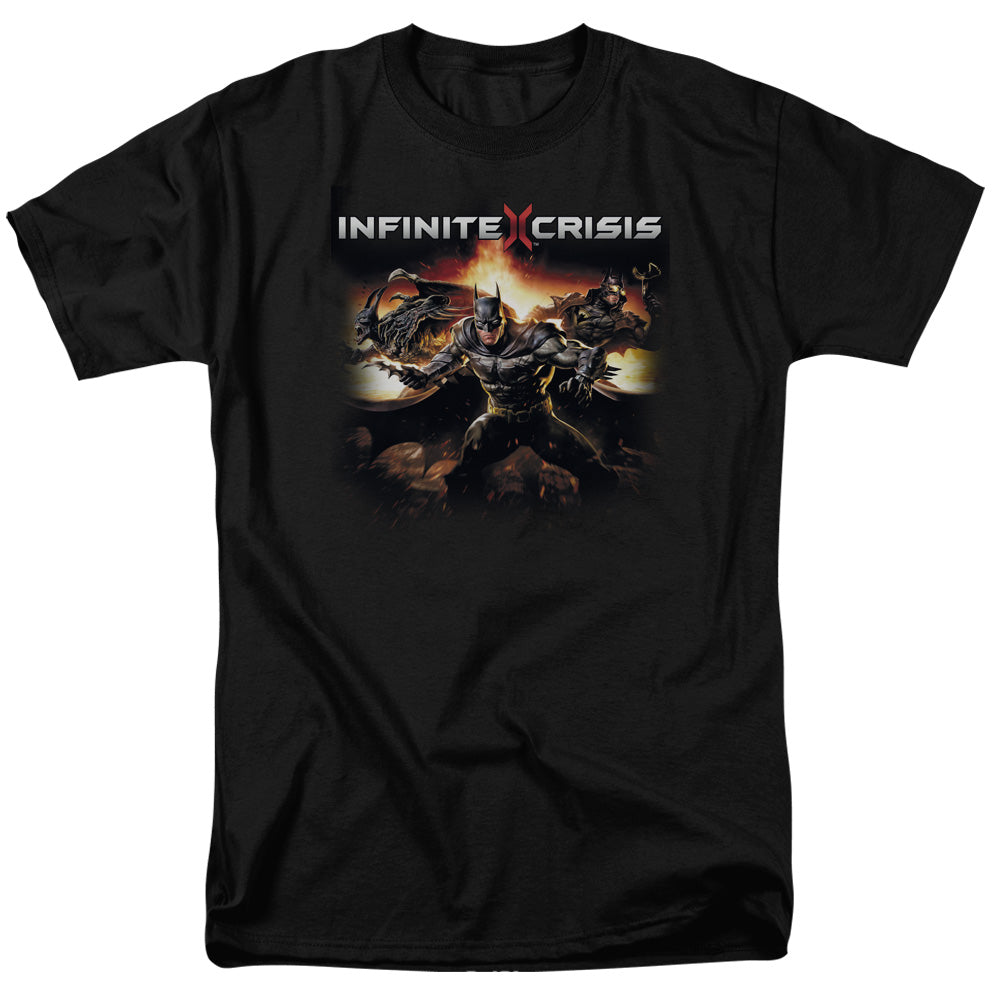 INFINITE CRISIS/BATMEN - S/S ADULT 18/1 - BLACK