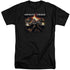 INFINITE CRISIS/BATMEN - S/S ADULT TALL 18/1 - BLACK