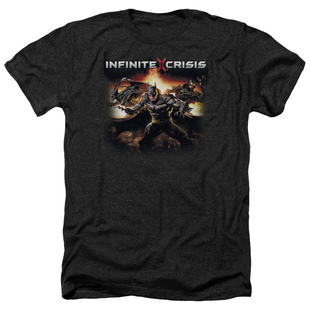 INFINITE CRISIS/BATMEN - ADULT HEATHER - BLACK