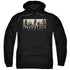 INJUSTICE GODS AMONG US/LOGO - ADULT PULLOVER HOODIE - BLACK