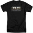 INJUSTICE GODS AMONG US/LOGO - S/S ADULT TALL 18/1 - BLACK