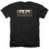 INJUSTICE GODS AMONG US/LOGO - ADULT HEATHER - BLACK