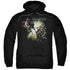 INJUSTICE GODS AMONG US/GOOD VS EVIL - ADULT PULLOVER HOODIE - BLACK
