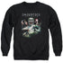 INJUSTICE GODS AMONG US/KEY ART - ADULT CREWNECK SWEATSHIRT - BLACK