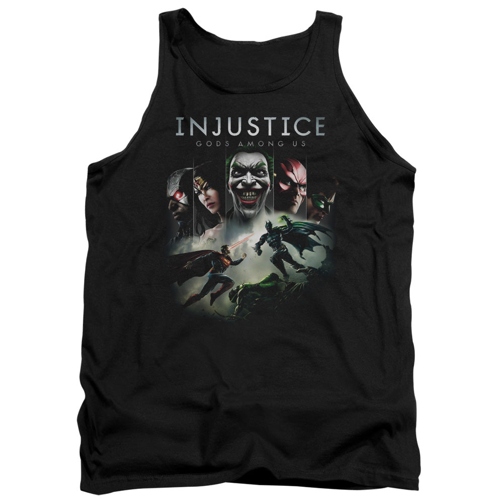 INJUSTICE GODS AMONG US/KEY ART - ADULT TANK - BLACK
