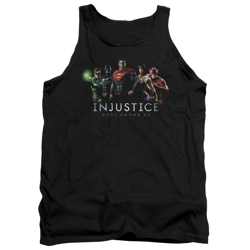 INJUSTICE GODS AMONG US/INJUSTICE LEAGUE - ADULT TANK - BLACK