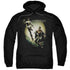 INJUSTICE GODS AMONG US/BATTLE OF THE GODS - ADULT PULLOVER HOODIE - BLACK