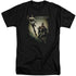 INJUSTICE GODS AMONG US/BATTLE OF THE GODS - S/S ADULT TALL 18/1 - BLACK