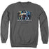 INJUSTICE GODS AMONG US/GOOD GIRLS - ADULT CREWNECK SWEATSHIRT - CHARCOAL