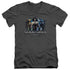 INJUSTICE GODS AMONG US/GOOD GIRLS - S/S ADULT V-NECK 30/1 - CHARCOAL