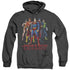 JLA/IN LEAGUE - ADULT HEATHER HOODIE - BLACK
