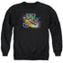JLA/HEROES UNITED - ADULT CREWNECK SWEATSHIRT - BLACK