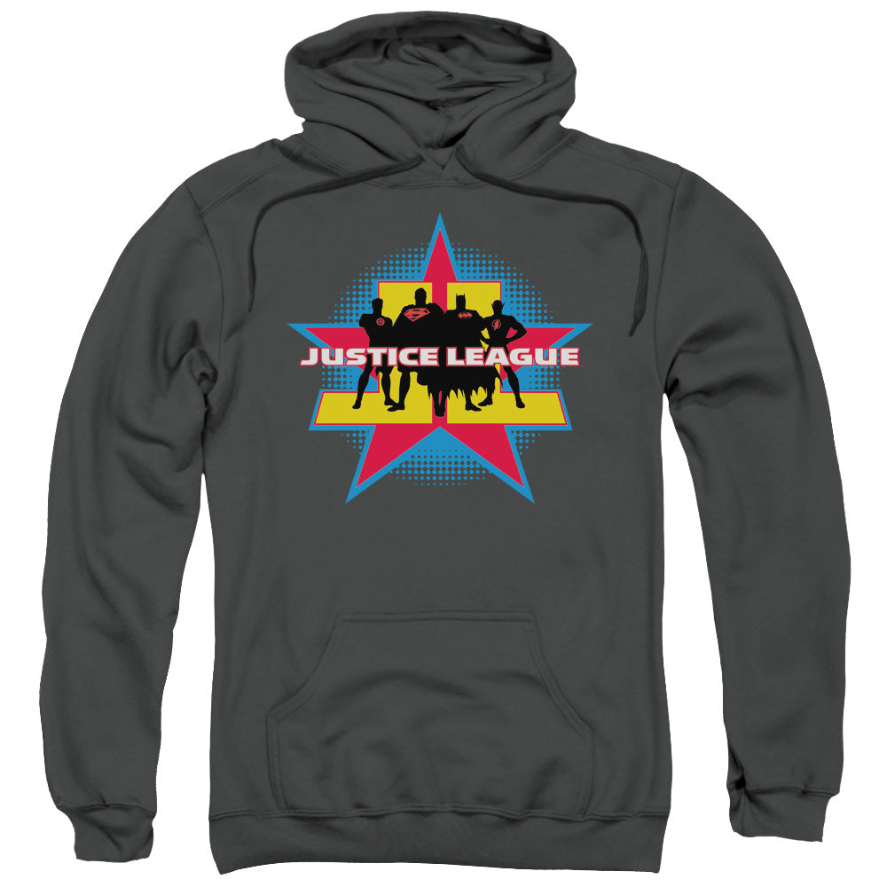 JLA/STAND TALL - ADULT PULLOVER HOODIE - CHARCOAL