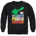 JLA/HEROIC QUALITIES - ADULT CREWNECK SWEATSHIRT - BLACK