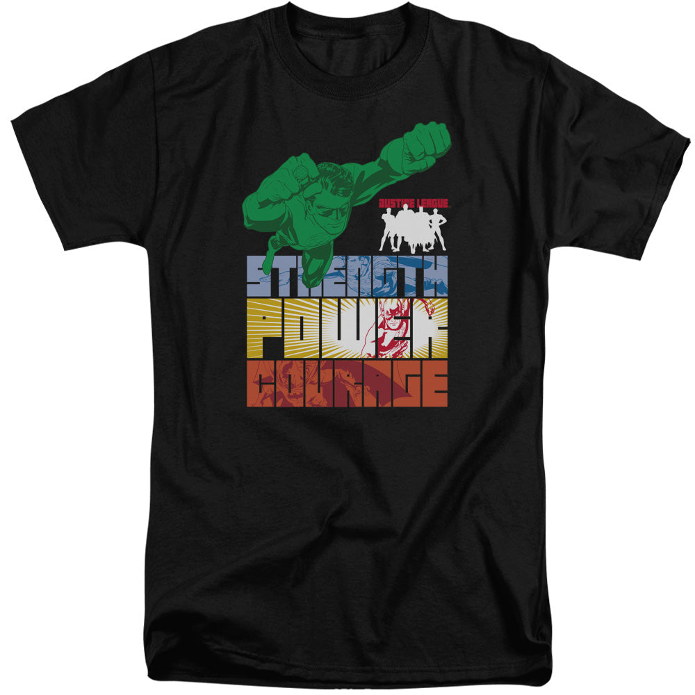 JLA/HEROIC QUALITIES - S/S ADULT TALL 18/1 - BLACK