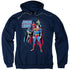 JLA/PROTECTORS - ADULT PULLOVER HOODIE - NAVY