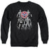 JLA/SHADES OF GRAY - ADULT CREWNECK SWEATSHIRT - BLACK