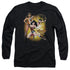 JLA/WONDER WOMAN - L/S ADULT 18/1 - BLACK