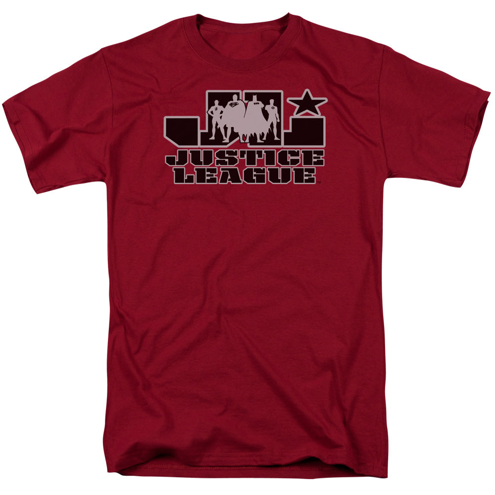 JLA/JLA LOGO - S/S ADULT 18/1 - CARDINAL
