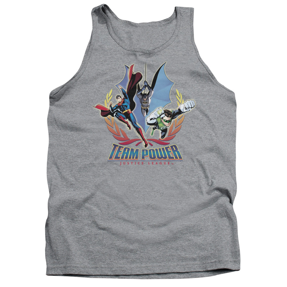 JLA/TEAM POWER - ADULT TANK - ATHLETIC HEATHER