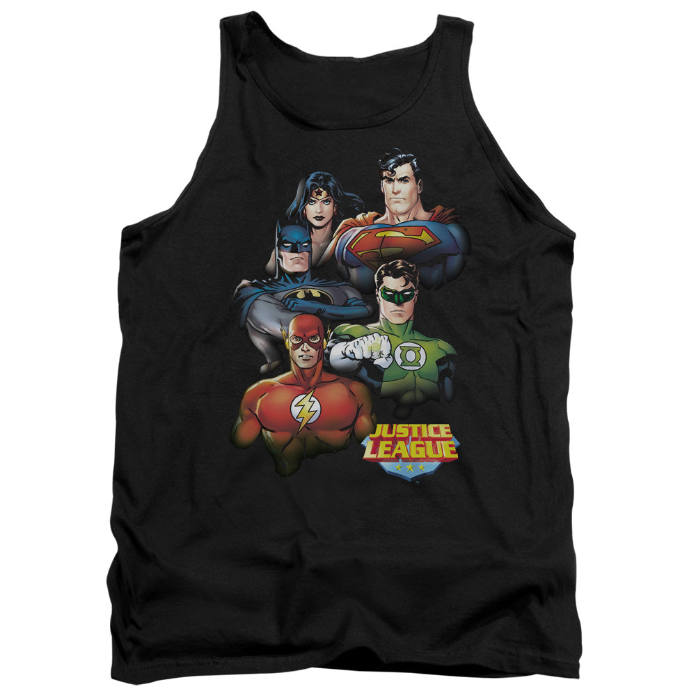 JLA/GROUP PORTRAIT - ADULT TANK - BLACK