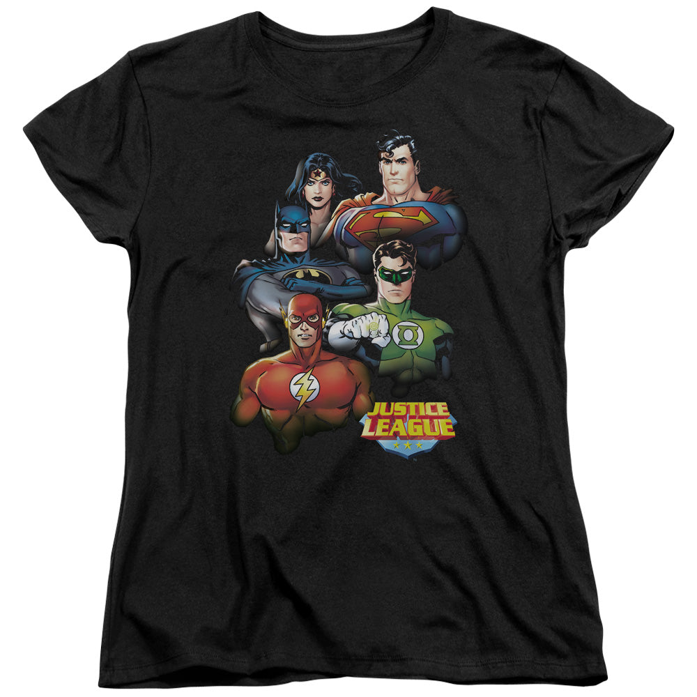 JLA/GROUP PORTRAIT - S/S WOMENS TEE - BLACK