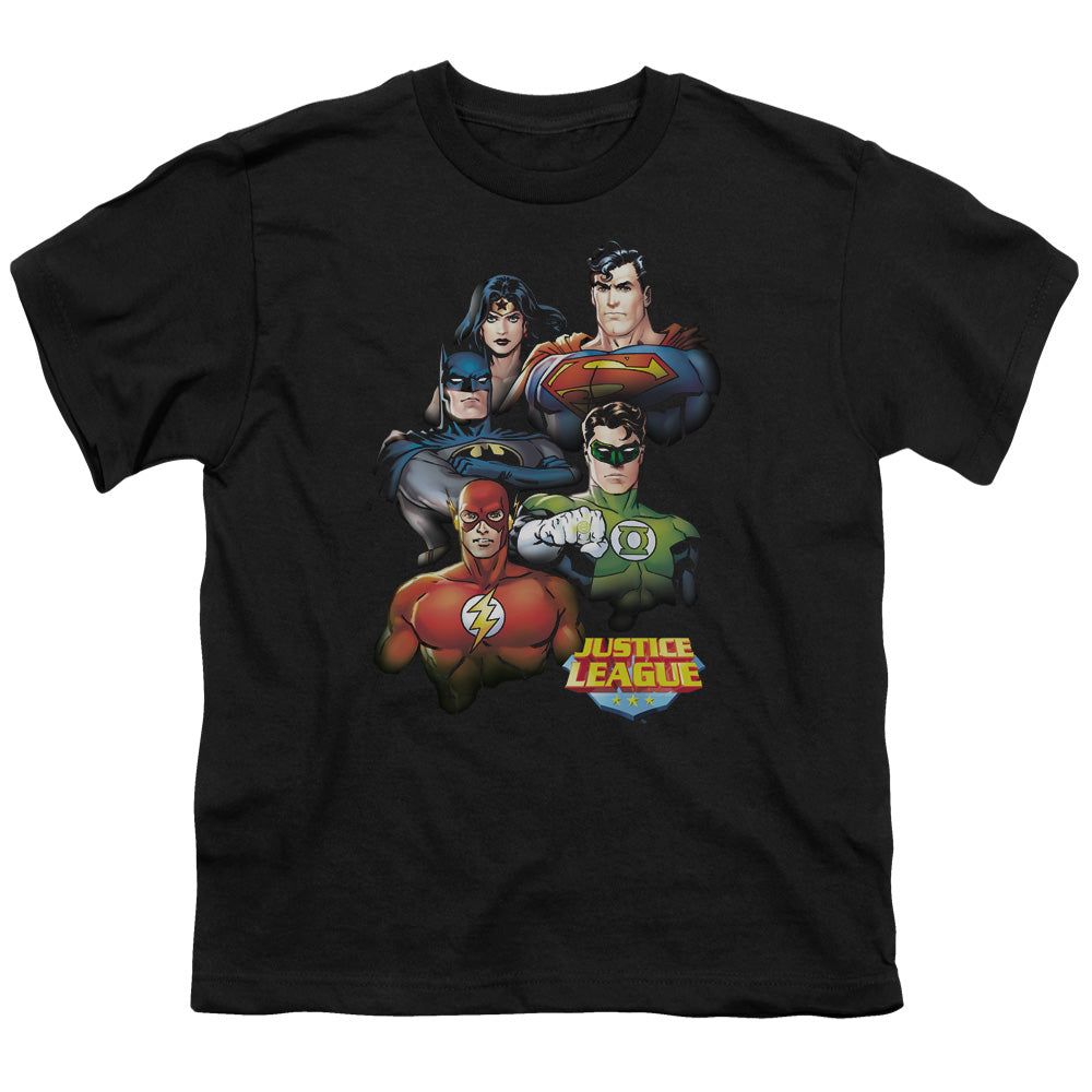 JLA/GROUP PORTRAIT - S/S YOUTH 18/1 - BLACK