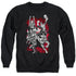 JLA/JLA EXPLOSION - ADULT CREWNECK SWEATSHIRT - BLACK