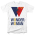 WONDER WOMAN/WW 80TH LOGO - S/S ADULT 18/1 - WHITE