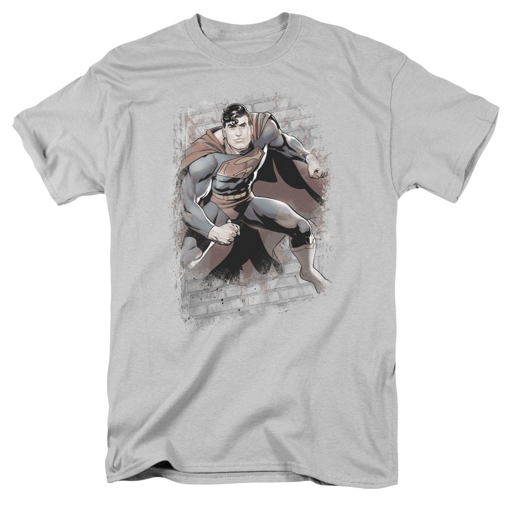 JLA/SUPERMAN BRICKS - S/S ADULT 18/1 - SILVER