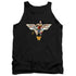 WONDER WOMAN/WW 80TH COLLAGE LOGO - ADULT TANK - BLACK