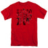 JLA/FIVE STARS - S/S ADULT 18/1 - RED