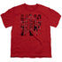 JLA/FIVE STARS - S/S YOUTH 18/1 - RED