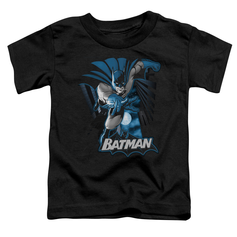 JLA/BATMAN BLUE & GRAY - S/S TODDLER TEE - BLACK