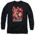 JLA/FLASH RED & GRAY - L/S ADULT 18/1 - BLACK