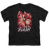 JLA/FLASH RED & GRAY - S/S YOUTH 18/1 - BLACK