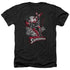 JLA/SUPERMAN RED & GRAY - ADULT HEATHER - BLACK
