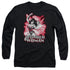JLA/WONDER WOMAN RED & GRAY - L/S ADULT 18/1 - BLACK