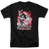JLA/WONDER WOMAN RED & GRAY - S/S ADULT 18/1 - BLACK