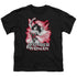 JLA/WONDER WOMAN RED & GRAY - S/S YOUTH 18/1 - BLACK
