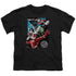 JLA/GALACTIC ATTACK - S/S YOUTH 18/1 - BLACK