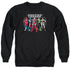 JLA/THE BIG FIVE - ADULT CREWNECK SWEATSHIRT - BLACK