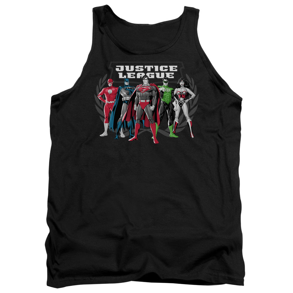 JLA/THE BIG FIVE - ADULT TANK - BLACK