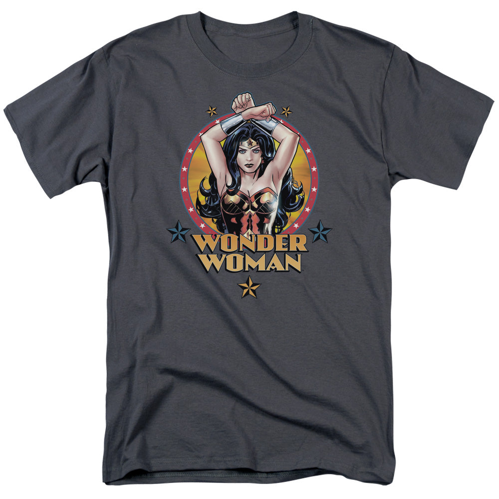 JLA/POWERFUL WOMAN - S/S ADULT 18/1 - CHARCOAL