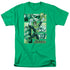 JLA/GREEN LANTERN PANELS - S/S ADULT 18/1  -  KELLY GREEN