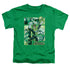 JLA/GREEN LANTERN PANELS - S/S TODDLER TEE - KELLY GREEN