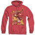 JLA/FLASH - ADULT HEATHER HOODIE - RED