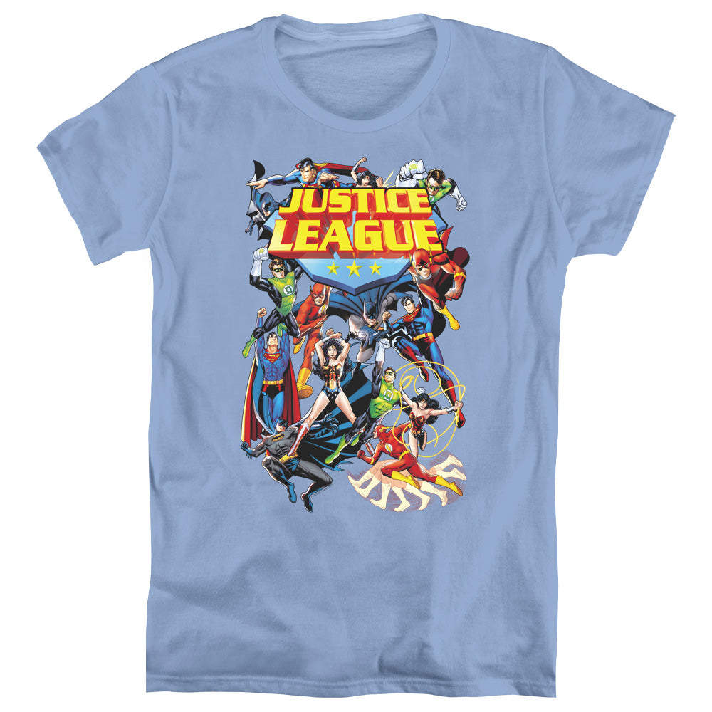 JLA/LEAGUE A PLENTY - S/S WOMENS TEE - CAROLINA BLUE
