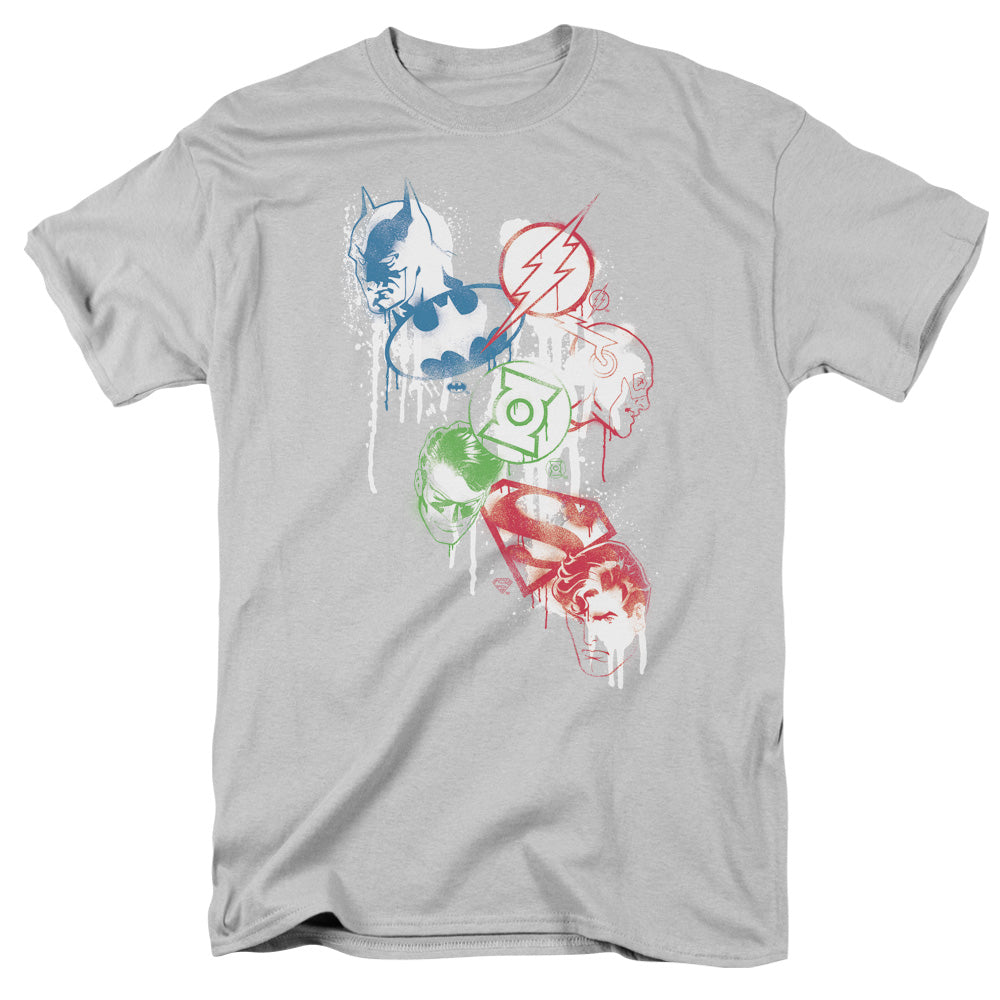 JLA/SPLATTER ICONS - S/S ADULT 18/1 - SILVER
