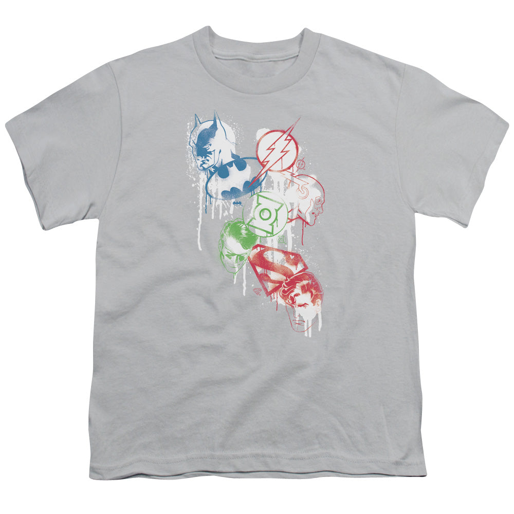 JLA/SPLATTER ICONS - S/S YOUTH 18/1 - SILVER